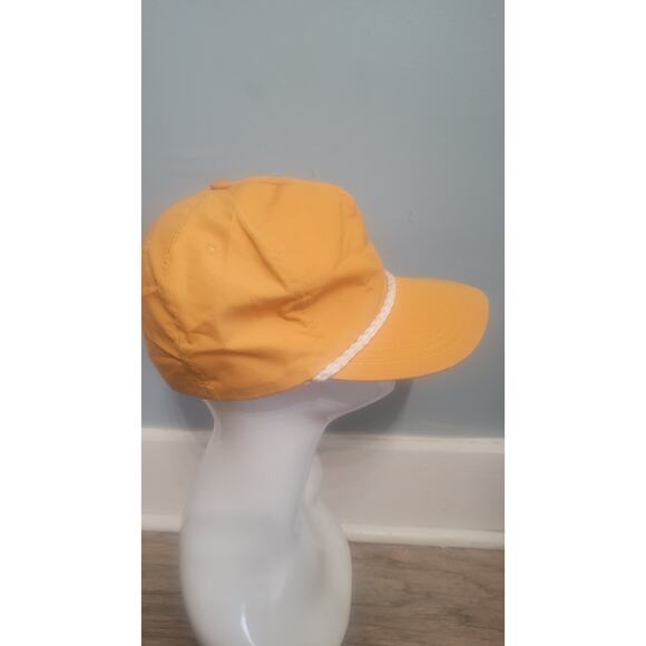 Vintage Chapeaux Inc Yellow Rope Snapback Hat USA Made 80s 90s Style NWT - Picture 4 of 7